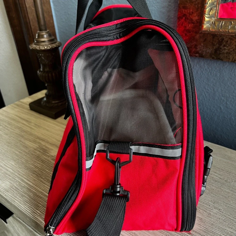 NWOT!!! Coleman Red and Black Pet Carrier